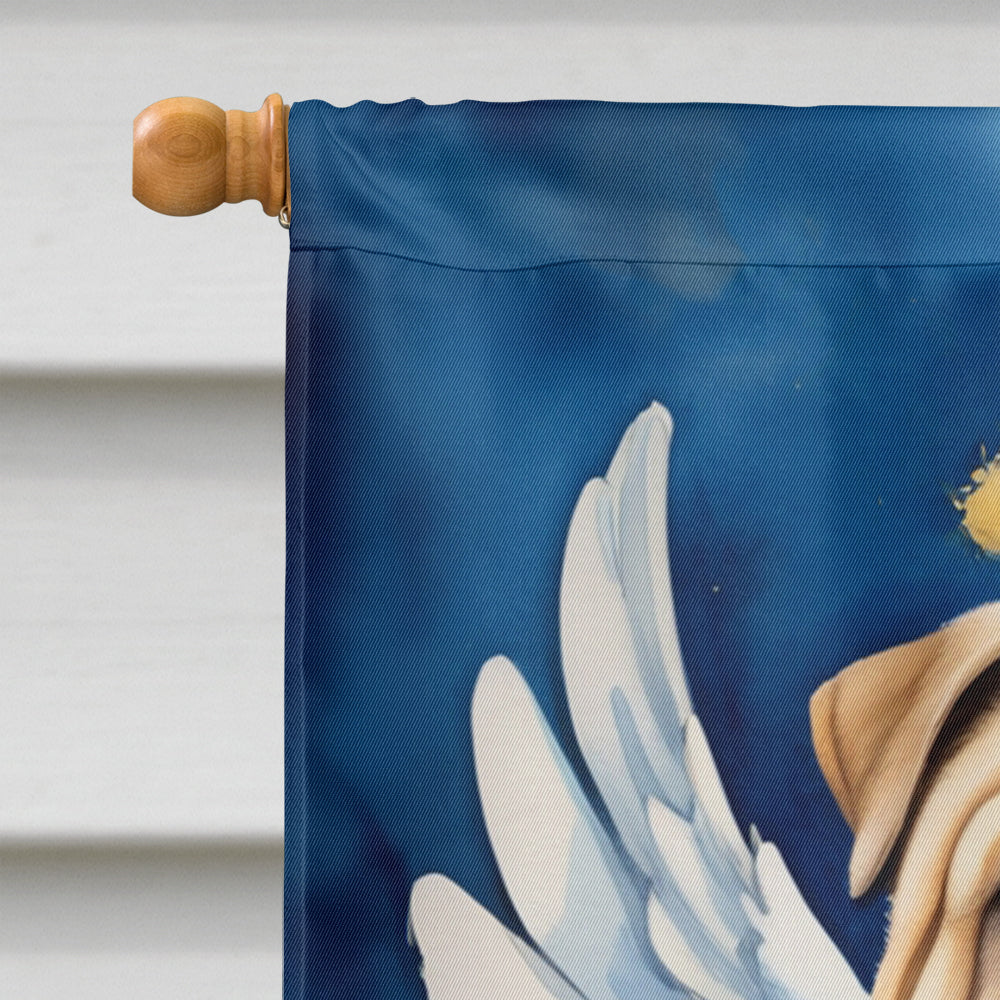 Shar Pei My Angel House Flag 28x40 Porch Sleeve Pole Decorative Outside Yard Banner Artwork Wall Hanging, Polyester