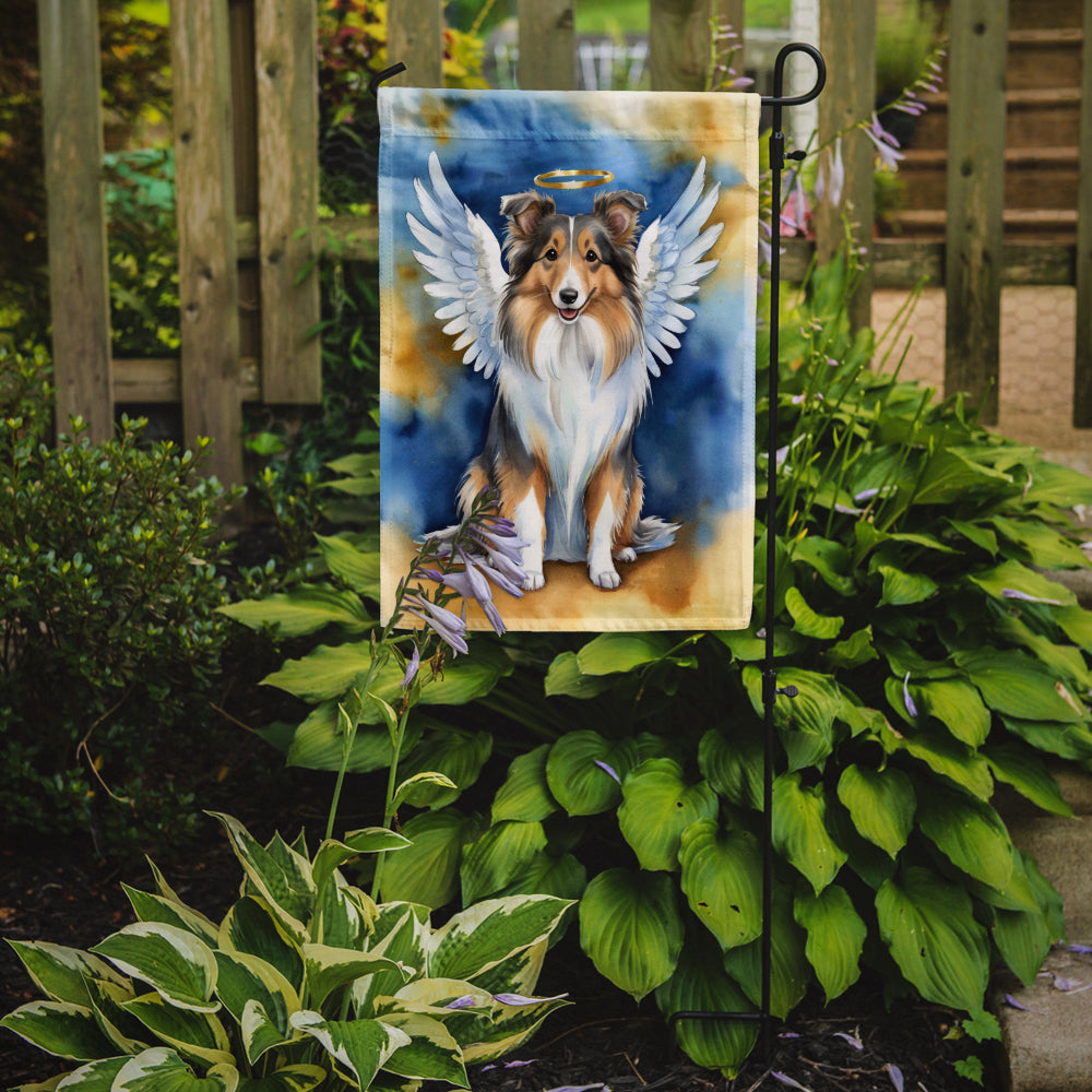 Sheltie My Angel Garden Flag Mailbox Decorative Yard Banner Outside Patio Artwork for Flower Beds, Garden Size, Multicolor