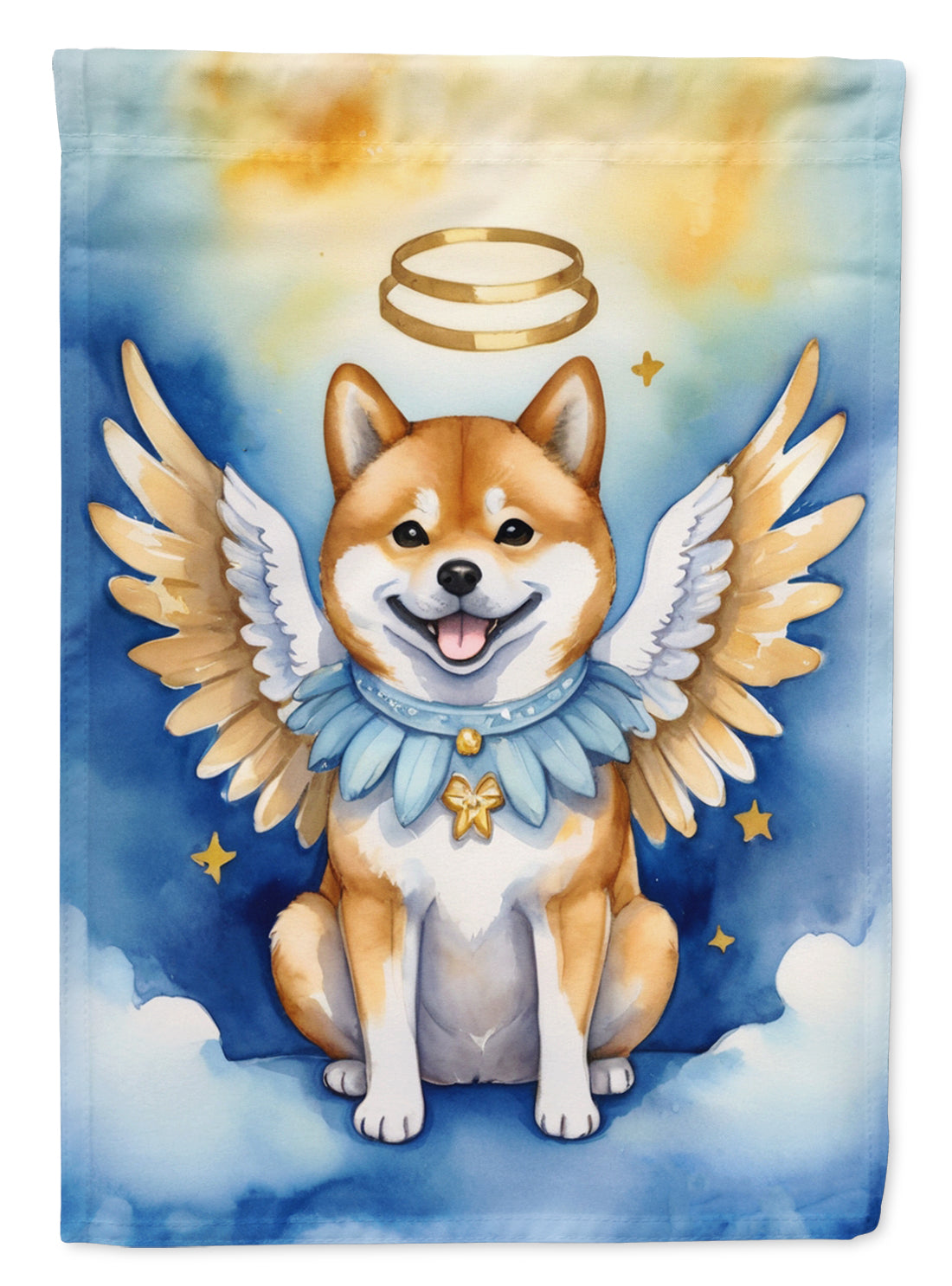 Shiba Inu My Angel Garden Flag Mailbox Decorative Yard Banner Outside Patio Artwork for Flower Beds, Garden Size, Multicolor