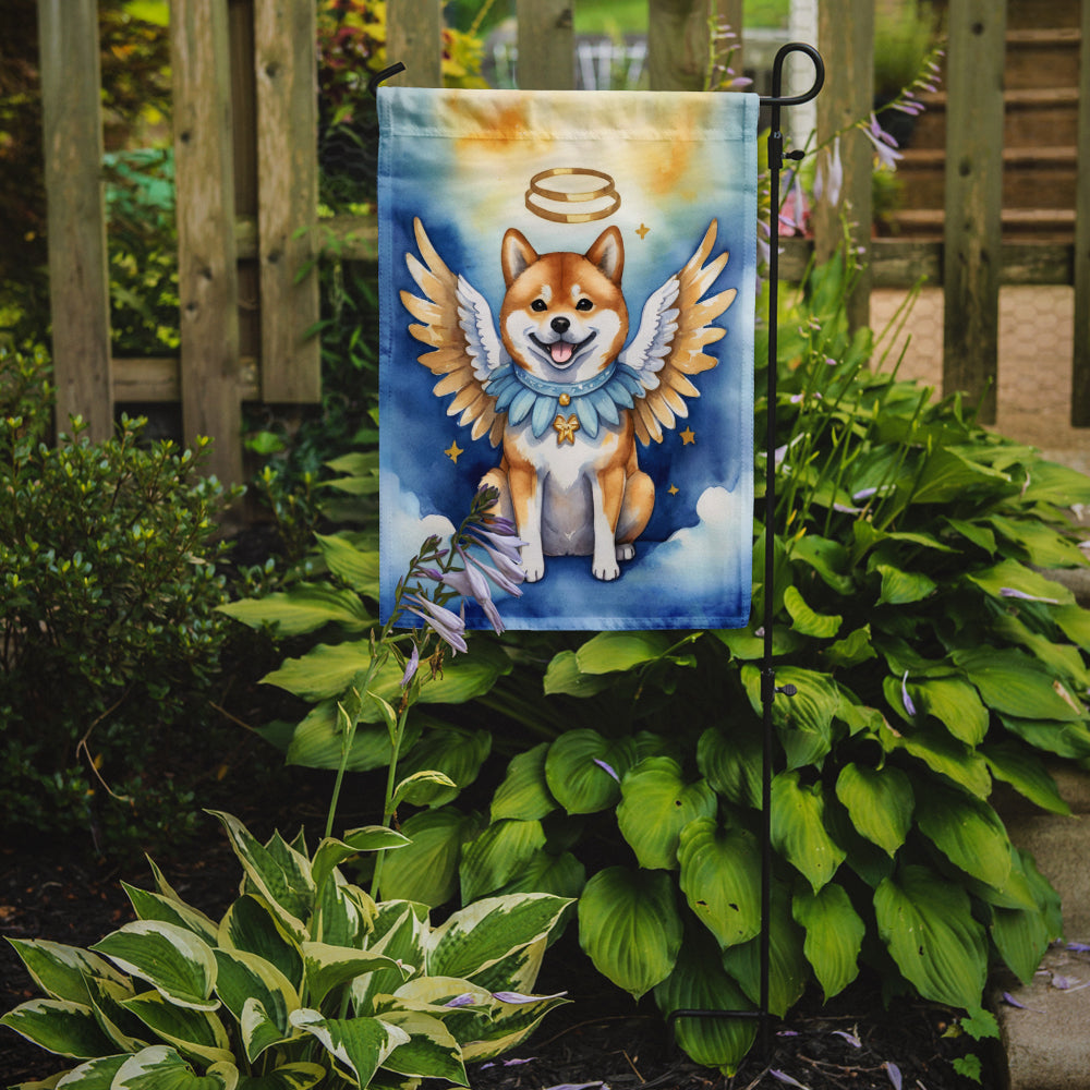 Shiba Inu My Angel Garden Flag Mailbox Decorative Yard Banner Outside Patio Artwork for Flower Beds, Garden Size, Multicolor