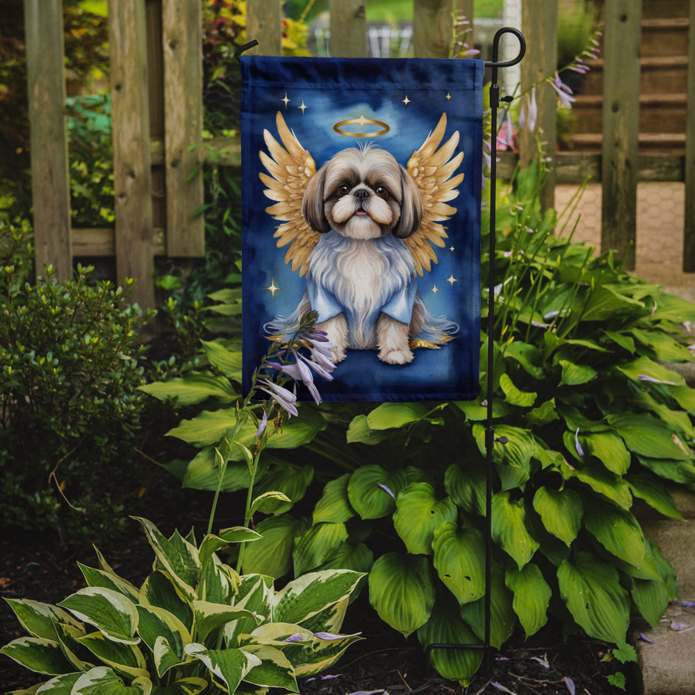 Shih Tzu My Angel Garden Flag Mailbox Decorative Yard Banner Outside Patio Artwork for Flower Beds, Garden Size, Multicolor