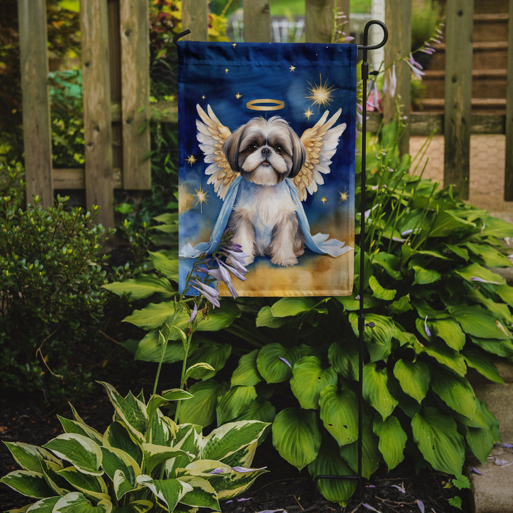 Shih Tzu My Angel Garden Flag Mailbox Decorative Yard Banner Outside Patio Artwork for Flower Beds, Garden Size, Multicolor