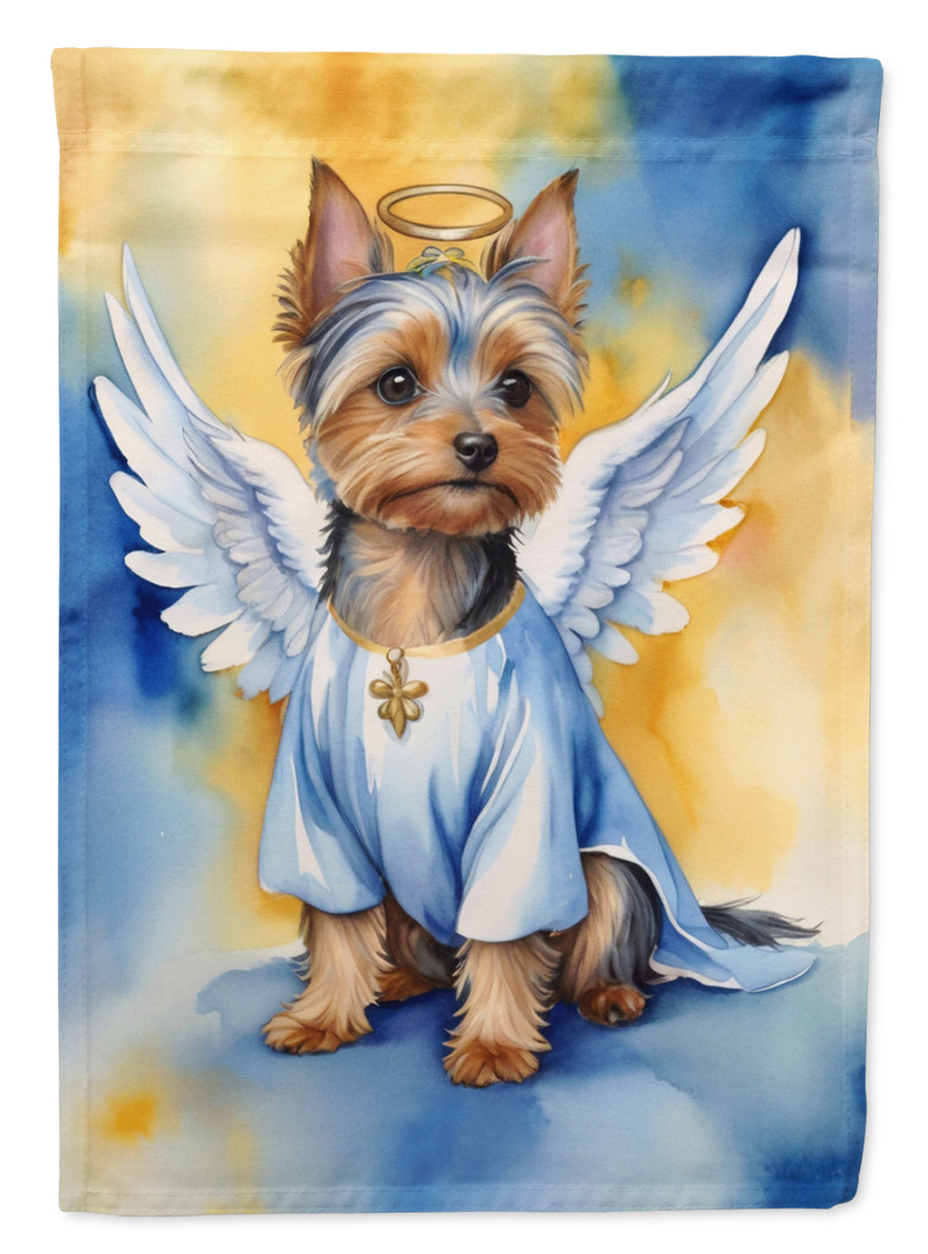 Silky Terrier My Angel Garden Flag Mailbox Decorative Yard Banner Outside Patio Artwork for Flower Beds, Garden Size, Multicolor