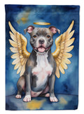 Staffordshire Bull Terrier My Angel Garden Flag Mailbox Decorative Yard Banner Outside Patio Artwork for Flower Beds, Garden Size, Multicolor