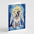 Staffordshire Bull Terrier My Angel Greeting Cards Pack of 8 Blank Cards with Envelopes Whimsical A7 Size 5x7