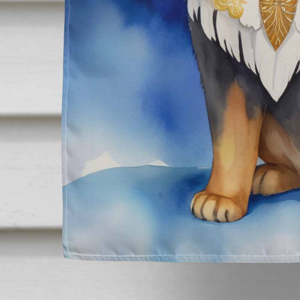 Tibetan Mastiff My Angel House Flag 28x40 Porch Sleeve Pole Decorative Outside Yard Banner Artwork Wall Hanging, Polyester