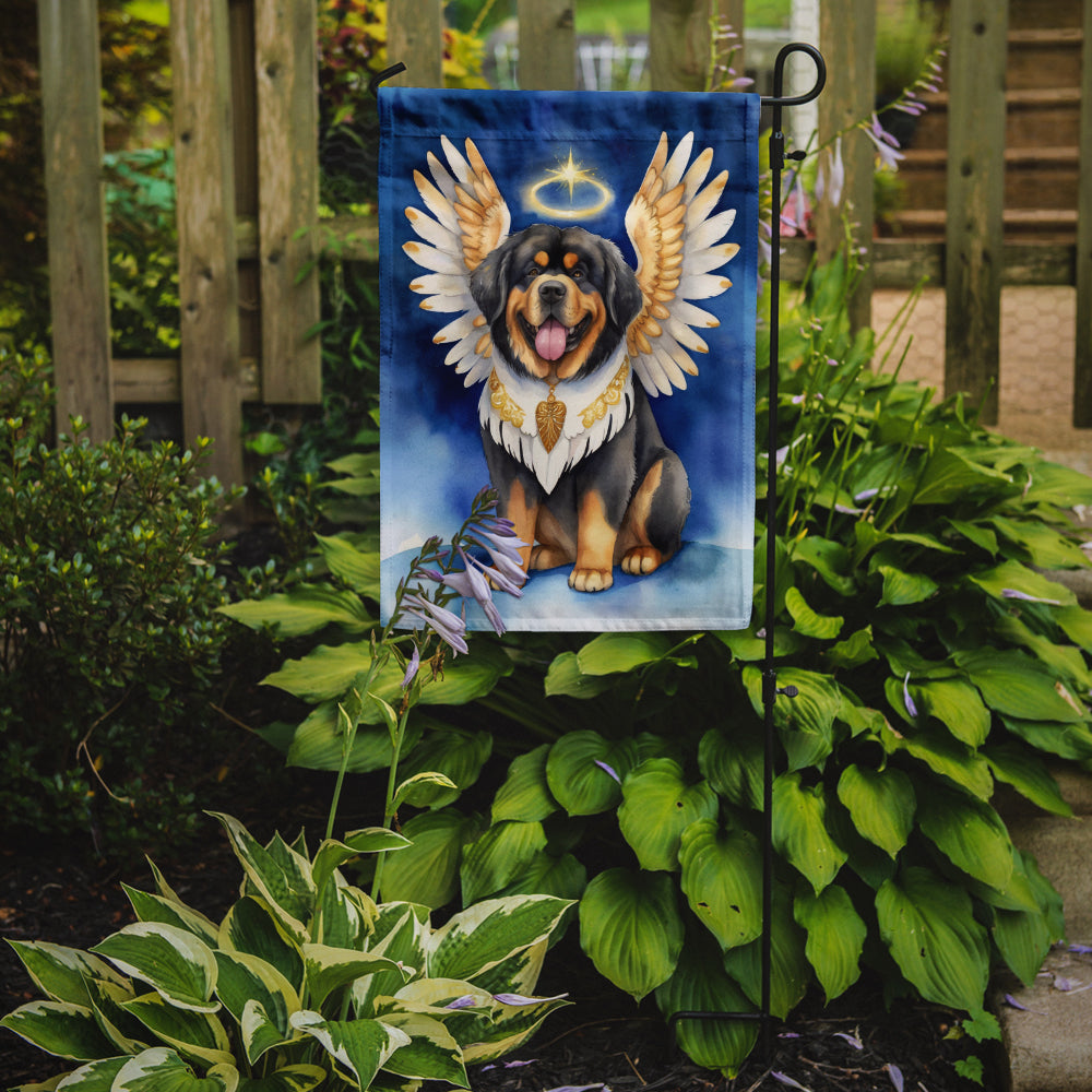 Tibetan Mastiff My Angel Garden Flag Mailbox Decorative Yard Banner Outside Patio Artwork for Flower Beds, Garden Size, Multicolor