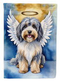 Tibetan Terrier My Angel Garden Flag Mailbox Decorative Yard Banner Outside Patio Artwork for Flower Beds, Garden Size, Multicolor