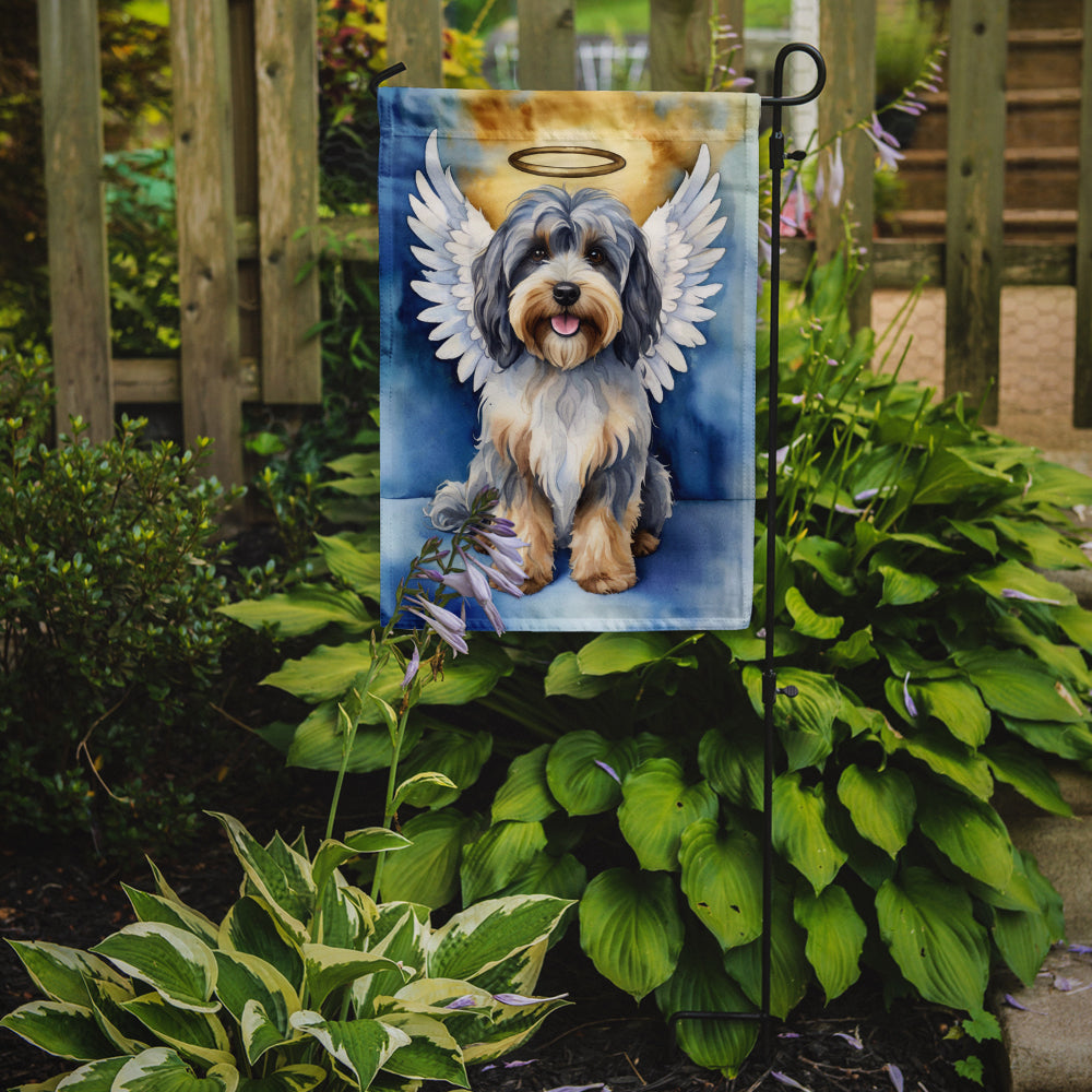 Tibetan Terrier My Angel Garden Flag Mailbox Decorative Yard Banner Outside Patio Artwork for Flower Beds, Garden Size, Multicolor