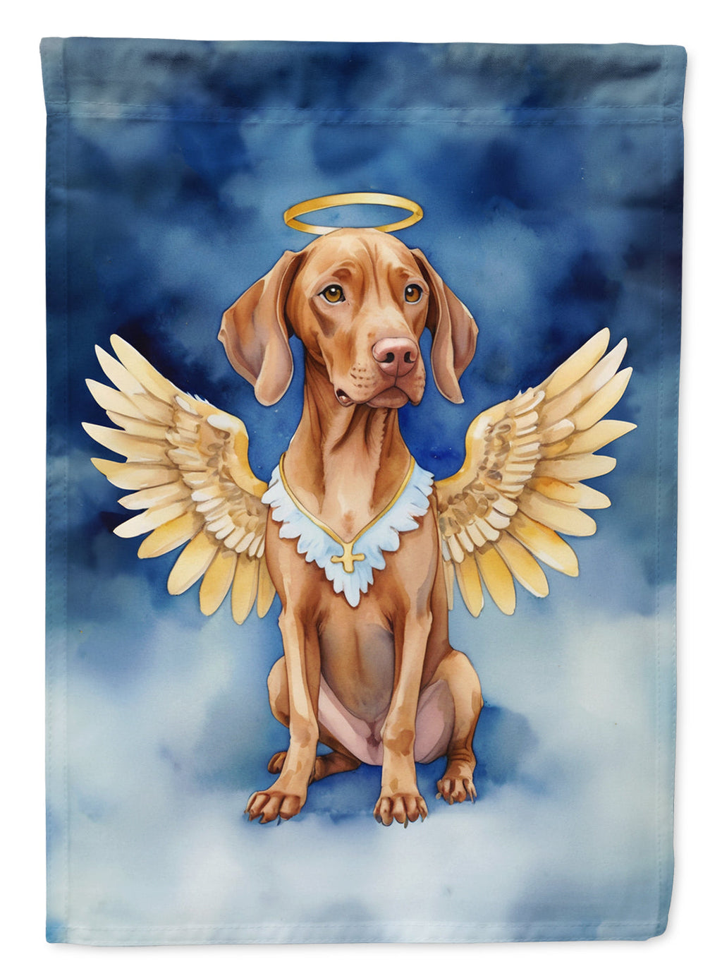 Vizsla My Angel Garden Flag Mailbox Decorative Yard Banner Outside Patio Artwork for Flower Beds, Garden Size, Multicolor