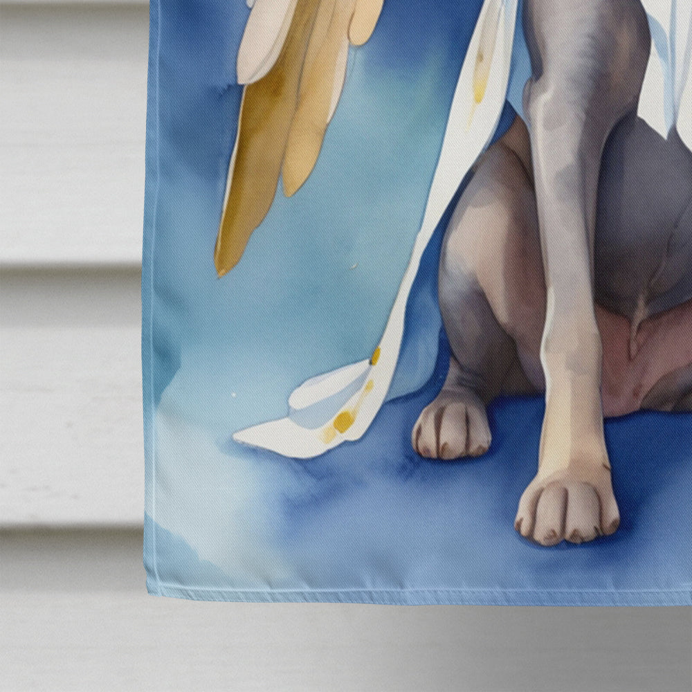 Weimaraner My Angel House Flag 28x40 Porch Sleeve Pole Decorative Outside Yard Banner Artwork Wall Hanging, Polyester