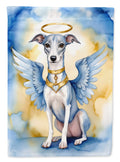 Whippet My Angel House Flag 28x40 Porch Sleeve Pole Decorative Outside Yard Banner Artwork Wall Hanging, Polyester