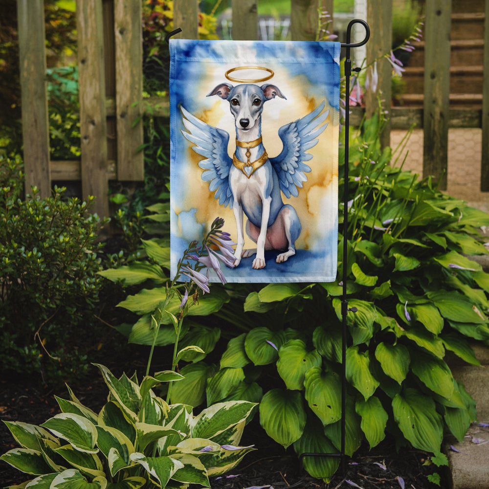 Whippet My Angel Garden Flag Mailbox Decorative Yard Banner Outside Patio Artwork for Flower Beds, Garden Size, Multicolor