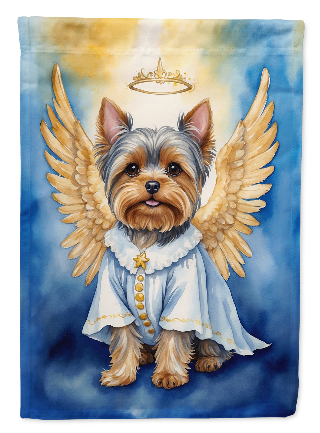 Yorkshire Terrier My Angel Garden Flag Mailbox Decorative Yard Banner Outside Patio Artwork for Flower Beds, Garden Size, Multicolor