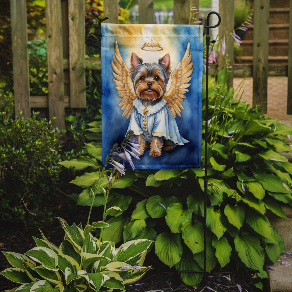 Yorkshire Terrier My Angel Garden Flag Mailbox Decorative Yard Banner Outside Patio Artwork for Flower Beds, Garden Size, Multicolor