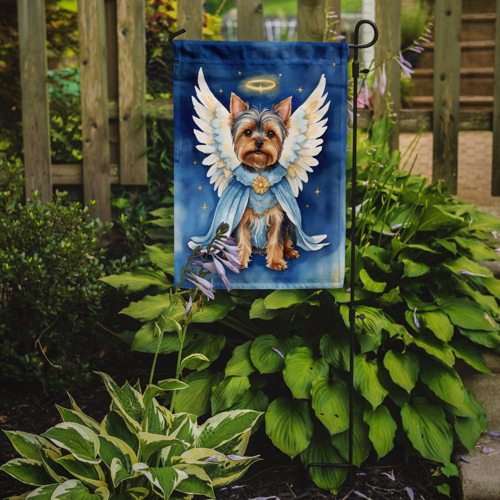 Yorkshire Terrier My Angel Garden Flag Mailbox Decorative Yard Banner Outside Patio Artwork for Flower Beds, Garden Size, Multicolor