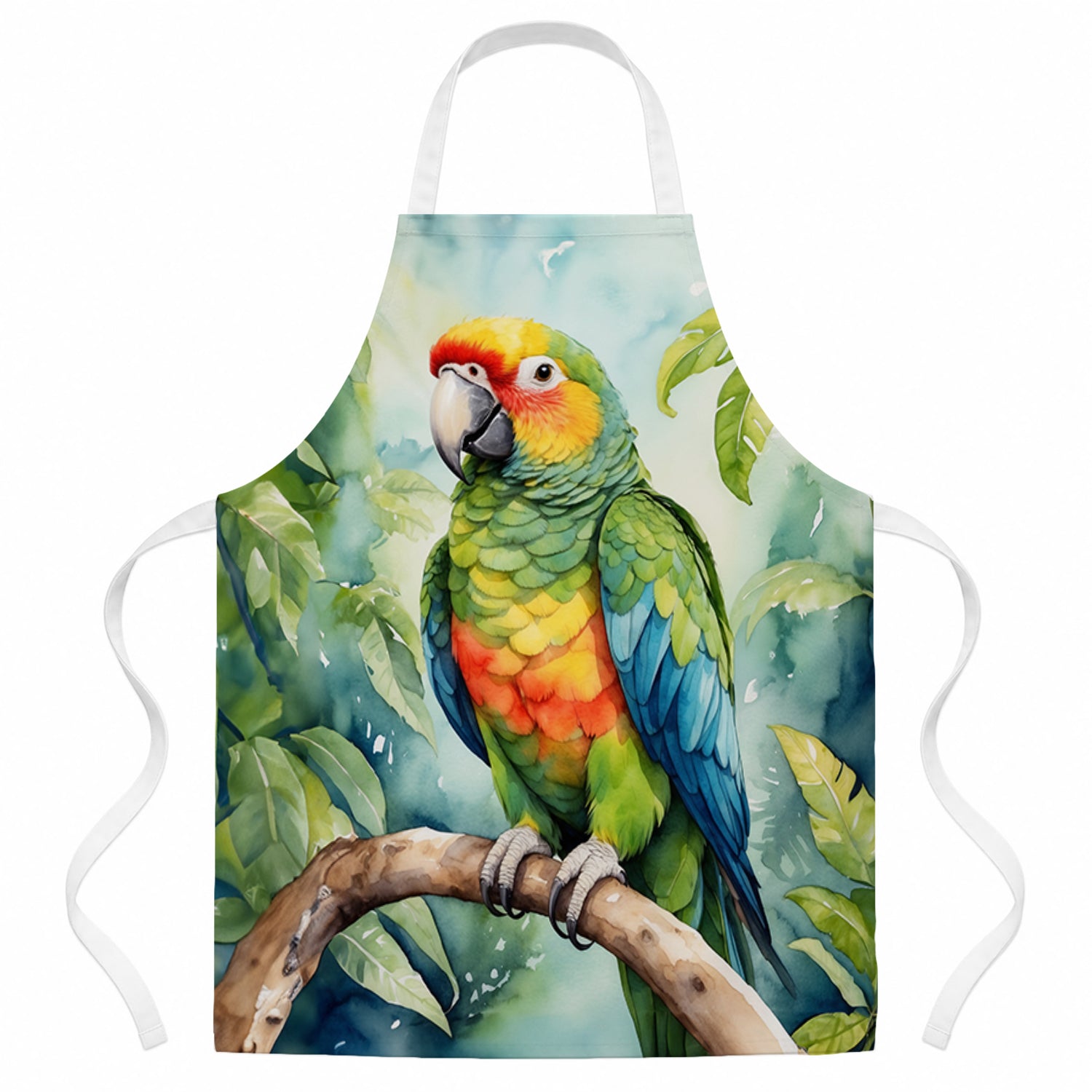 Amazon Parrot Apron Cooking Kitchen Server Baking Crafts Gardening for Adult Women Men, Unisex, Large, Multicolor
