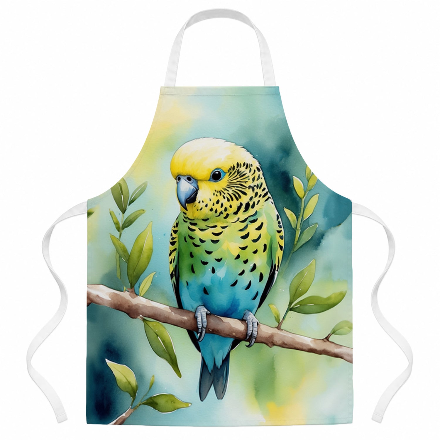 Budgerigar Apron Cooking Kitchen Server Baking Crafts Gardening for Adult Women Men, Unisex, Large, Multicolor