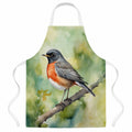 Connecticut American Robin Apron Cooking Kitchen Server Baking Crafts Gardening for Adult Women Men, Unisex, Large, Multicolor