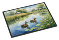 Mother Duck Doormat Indoor Outdoor 24H X 36W Front Door Mat Rugs for Entryway, Non Slip Washable Low Pile,