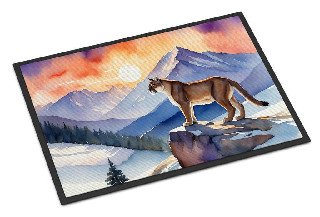 Mountain Majesty Lion Doormat Indoor Outdoor 18H X 27W Front Door Mat Rugs for Entryway, Non Slip Washable