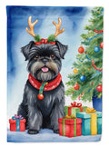 Affenpinscher Christmas Reindeer Garden Flag Mailbox Decorative Yard Banner Outside Patio Artwork for Flower Beds, Garden Size, Multicolor