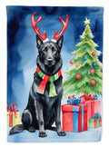 Belgian Sheepdog Christmas Reindeer Garden Flag Mailbox Decorative Yard Banner Outside Patio Artwork for Flower Beds, Garden Size, Multicolor