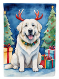 Great Pyrenees Christmas Reindeer Garden Flag Mailbox Decorative Yard Banner Outside Patio Artwork for Flower Beds, Garden Size, Multicolor