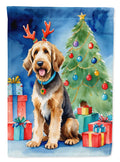 Otterhound Christmas Reindeer Garden Flag Mailbox Decorative Yard Banner Outside Patio Artwork for Flower Beds, Garden Size, Multicolor
