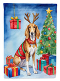 Saluki Christmas Reindeer Garden Flag Mailbox Decorative Yard Banner Outside Patio Artwork for Flower Beds, Garden Size, Multicolor