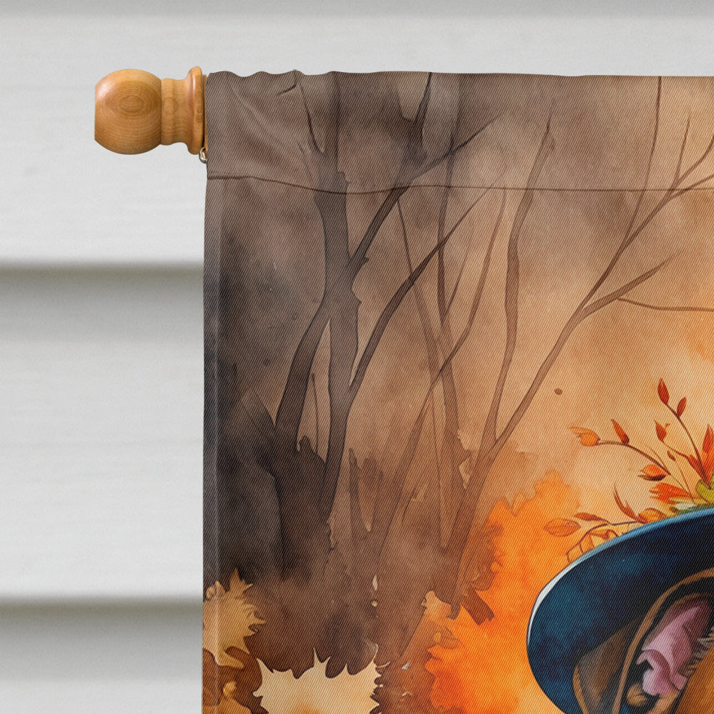 English Bulldog Thanksgiving House Flag 28x40 Porch Sleeve Pole Decorative Outside Yard Banner Artwork Wall Hanging, Polyester