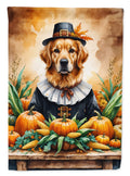 Golden Retriever Thanksgiving Garden Flag Mailbox Decorative Yard Banner Outside Patio Artwork for Flower Beds, Garden Size, Multicolor