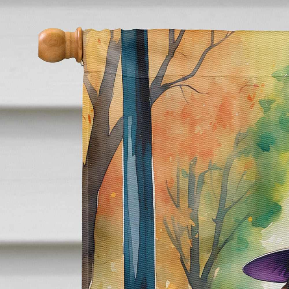 Basset Hound Halloween Trick or Treat House Flag 28x40 Porch Sleeve Pole Decorative Outside Yard Banner Artwork Wall Hanging, Polyester
