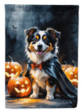 Sheltie Puppy Halloween Garden Flag Mailbox Decorative Yard Banner Outside Patio Artwork for Flower Beds, Garden Size, Multicolor