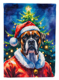 Boxer Christmas Garden Flag Mailbox Decorative Yard Banner Outside Patio Artwork for Flower Beds, Garden Size, Multicolor