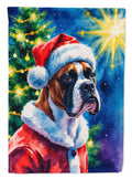 Boxer Christmas Garden Flag Mailbox Decorative Yard Banner Outside Patio Artwork for Flower Beds, Garden Size, Multicolor