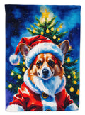 Corgi Christmas Garden Flag Mailbox Decorative Yard Banner Outside Patio Artwork for Flower Beds, Garden Size, Multicolor