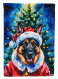 German Shepherd Christmas Garden Flag Mailbox Decorative Yard Banner Outside Patio Artwork for Flower Beds, Garden Size, Multicolor