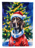 German Shorthaired Pointer Christmas Garden Flag Mailbox Decorative Yard Banner Outside Patio Artwork for Flower Beds, Garden Size, Multicolor