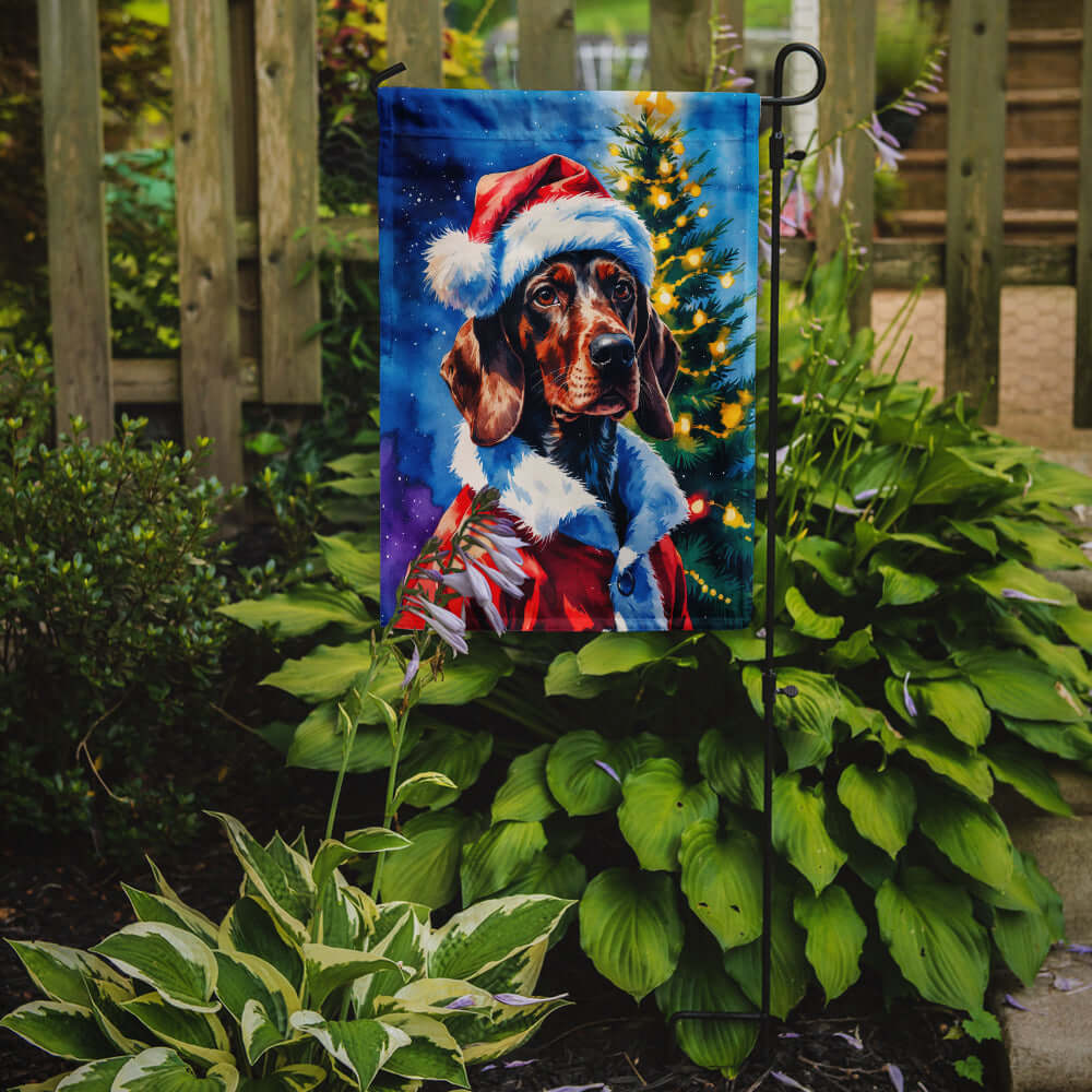 German Wirehaired Pointer Christmas Garden Flag Mailbox Decorative Yard Banner Outside Patio Artwork for Flower Beds, Garden Size, Multicolor
