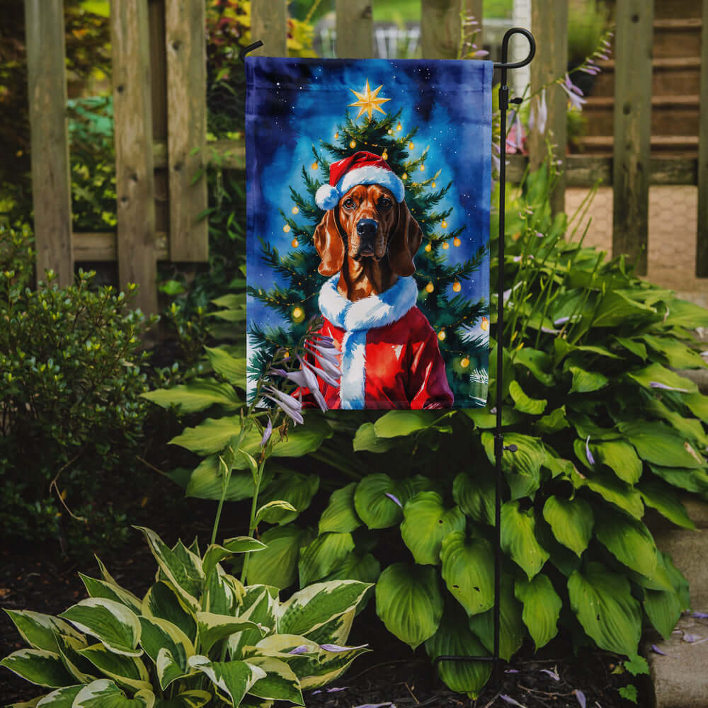 Vizsla Christmas Garden Flag Mailbox Decorative Yard Banner Outside Patio Artwork for Flower Beds, Garden Size, Multicolor