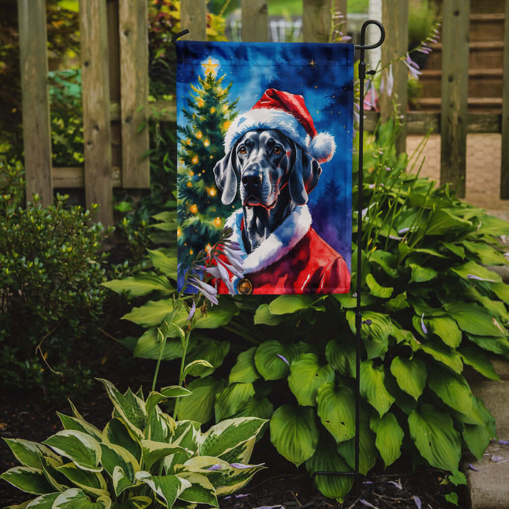 Weimaraner Christmas Garden Flag Mailbox Decorative Yard Banner Outside Patio Artwork for Flower Beds, Garden Size, Multicolor