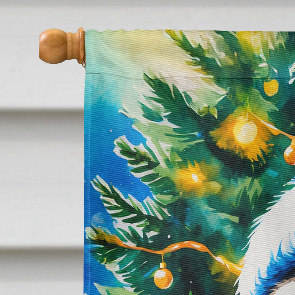 Gorilla Christmas House Flag 28x40 Porch Sleeve Pole Decorative Outside Yard Banner Artwork Wall Hanging, Polyester