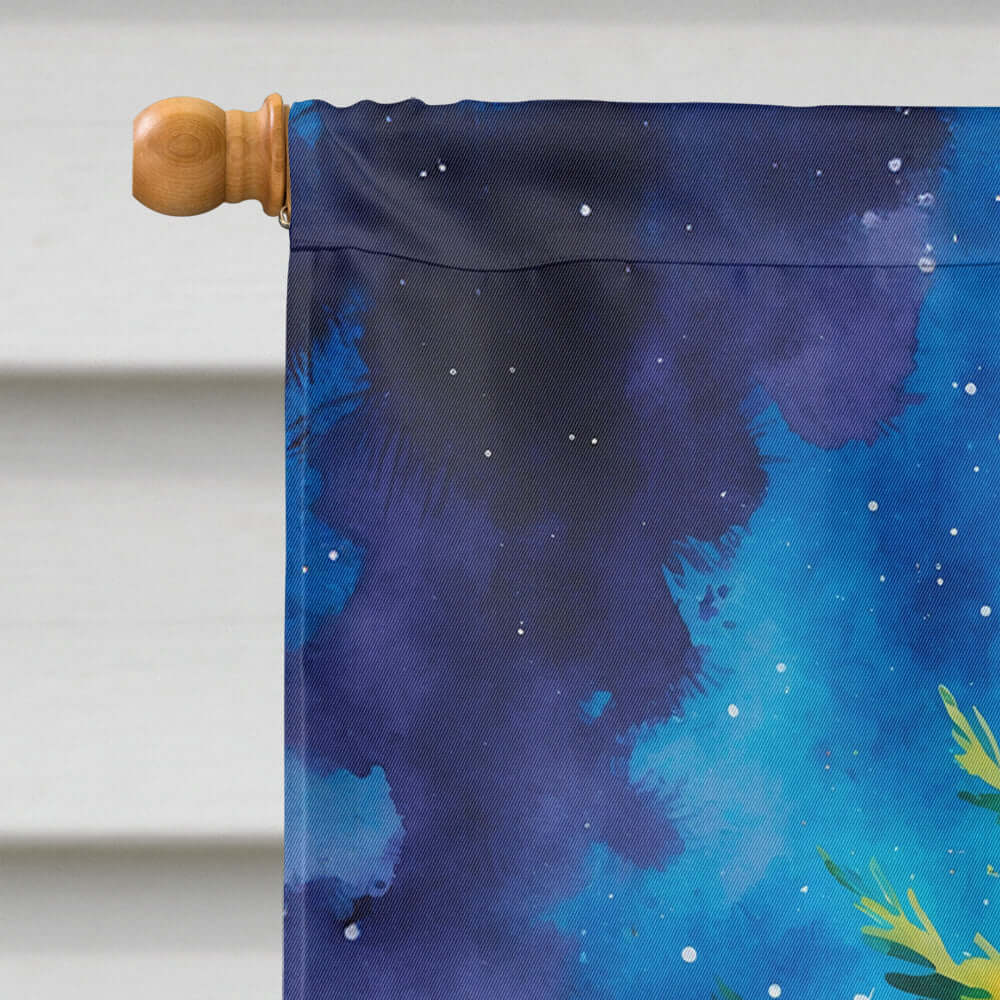 Koala Christmas House Flag 28x40 Porch Sleeve Pole Decorative Outside Yard Banner Artwork Wall Hanging, Polyester