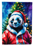 Panda Christmas Garden Flag Mailbox Decorative Yard Banner Outside Patio Artwork for Flower Beds, Garden Size, Multicolor