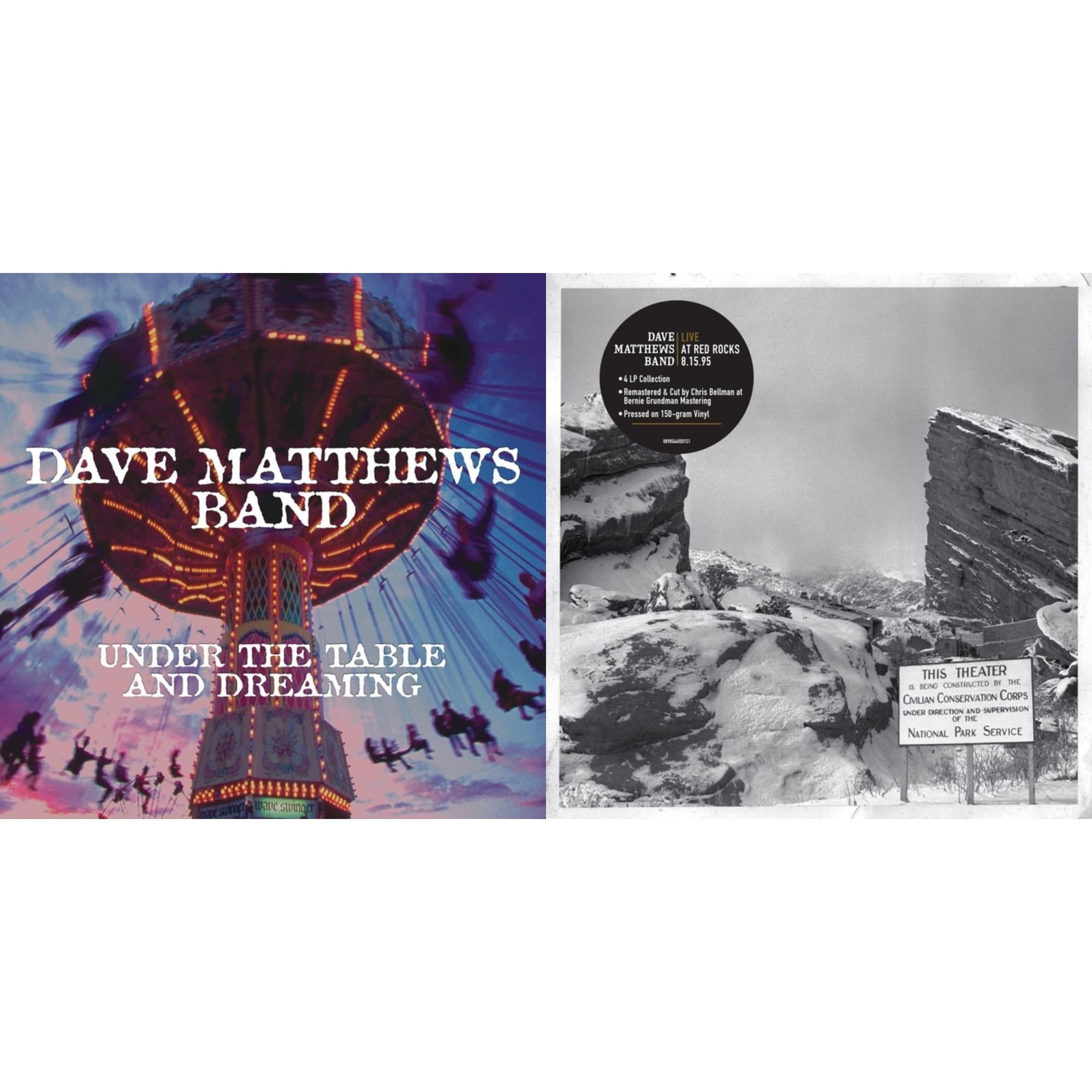 Under The Table And Dreaming (2 LP/150G/Dl Code) & Live At Red Rocks 8.15.95 (4LP/150G/Box)