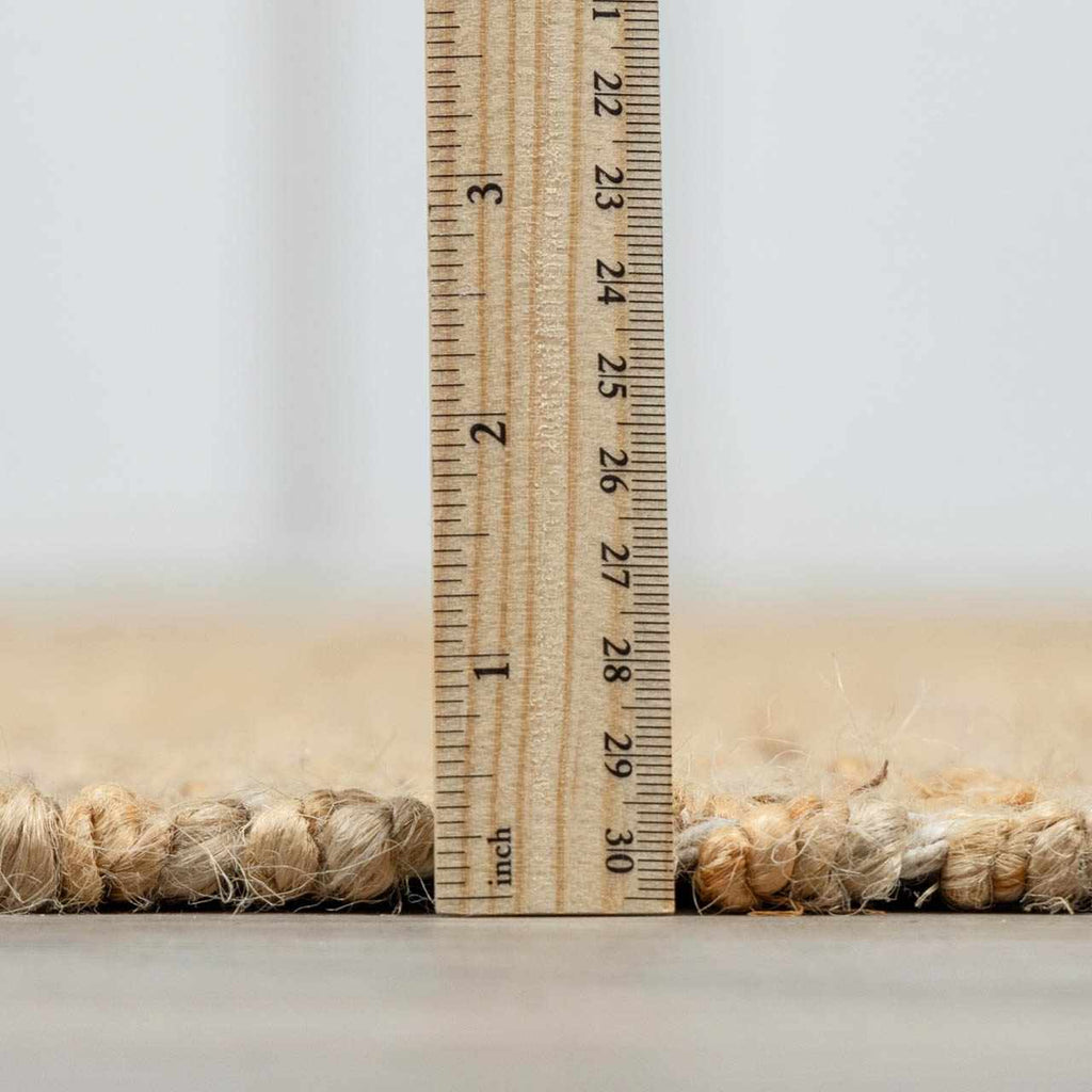 Lonut Checkered Jute Area Rug - Clearance