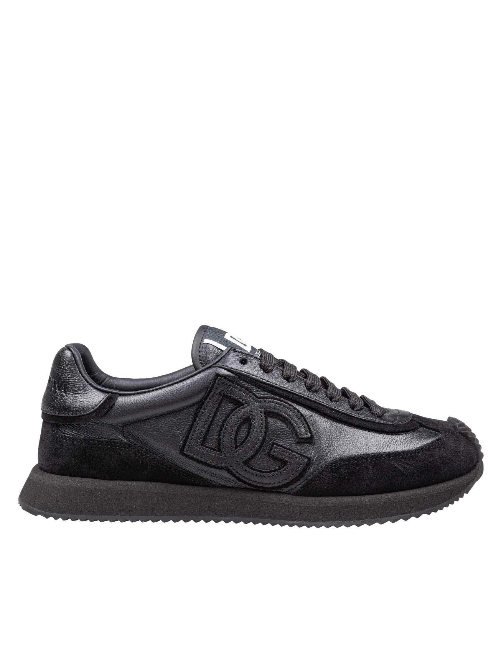 DOLCE & GABBANA Sneaker Cushion in Leather and Suede