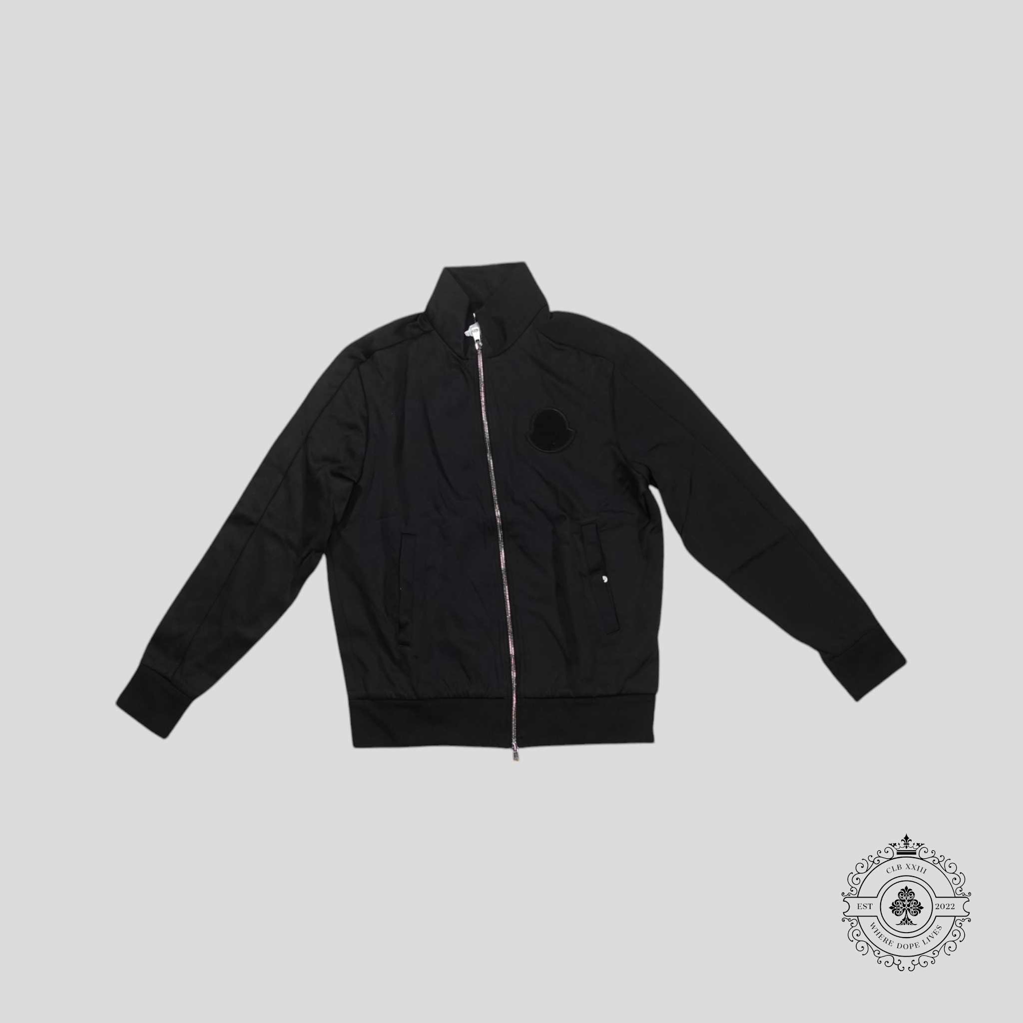 Moncler Maglia Zip Up Cardigan in Black