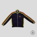 Gucci Interlocking G Patch Track Jacket in Navy Blue